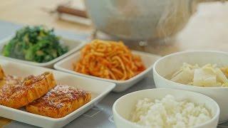 #12 집밥꿀선생~ 황태콩나물국과 두부조림 : Korean food at home : 꿀키