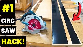 3 BEST Circular Saw HACKS + UPGRADES! (Cut Straight Every Time...#1 TIP! No TRACK SAW Needed...)