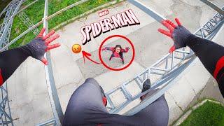 SPIDER MAN HAS SPLIT PERSONALITY TEAM BROS ESCAPING ANGRY SPIDER MOM ( spider man parkour pov )