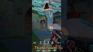 Easy free kill lineup on Pearl - #valorant  #shorts #boaster