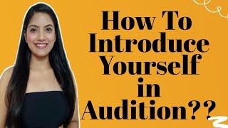 What to say in your Introduction Video? Self Introduction | Acting | Audition | Laxmi Kushwaha