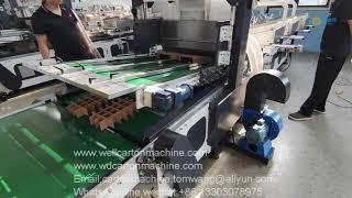 Auto corrugated partition assembler machine