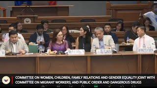 PART 2: Committee on Women, Children, Family Relations and Gender Equality (October 8, 2024)