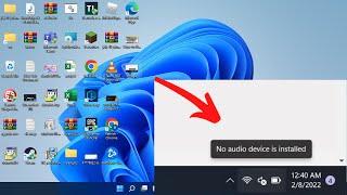 No Audio Device Installed Windows 11 HP