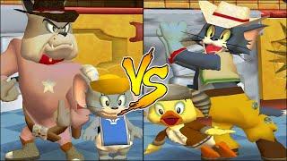 Tom and Jerry in War of the Whiskers Spike And Nibbles Vs Tom And Duckling (Master Difficulty)