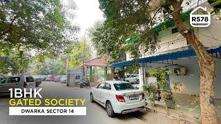 1 BHK Gated Society Flat for rent in Dwarka Sector 14 | Flat for rent in Delhi | BRS RENTAL R578