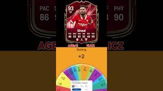 GIROUD | Career Path Evolution on FIFA! #fifa #football #spinner