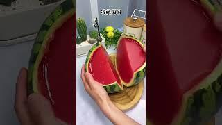夏天来了，冰冰凉的西瓜果冻赶紧安排上吧，楚楚的一勺可真够大的#西瓜果冻