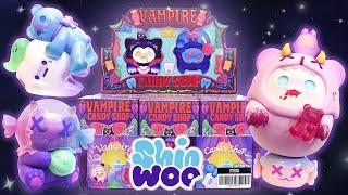 2 SETS! Finding Unicorn ShinWoo Vampire Candy Shop Series Blind Box Unboxing FULL SET