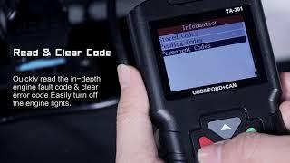 OBD2 Auto Diagnostic Tool lifetime free update| Kingbolen YA201