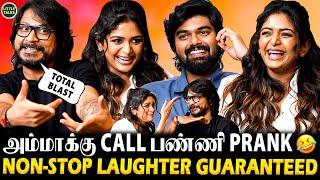 Akash Roasts Wife விழுந்து விழுந்து சிரித்த Aditi Shankar & Vishnu- Funniest Role Swap Challenge