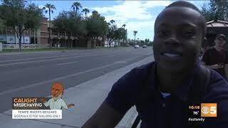 VIDEO: Tempe bikers beware; sidewalk is for walking only