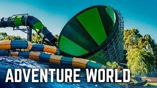 ALL WATER SLIDES at Adventure World Perth, Australia!