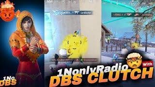 I PLAYED BGMI WITH SCOUT SENSITIVITY | DBS CLUTCHES BGMI-PUBG MOBILE GAMEPLAY WITH 1NONLY RADIO