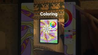 Coloring | ArtSense Shorts #shorts #viral #fyp #procreate