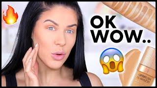 NEW HOLY GRAIL FOUNDATION??!! CHARLOTTE TILBURY AIRBRUSH FLAWLESS FOUNDATION REVIEW!!