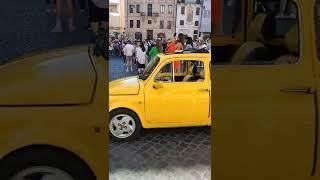 The Vintage car itself is a great mystery!  #youtubeshorts #shorts #shortsfeed #travel #italy #rome