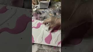Розовый мрамор. Эпоксидная смола