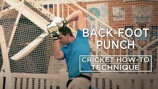 Back-Foot Punch | Technique | Cricket How-To | Steve Smith Cricket Academy