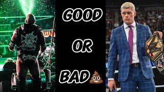 The GOOD and BAD of Triple H’s Booking