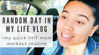 Random Day In My Life | MY QUICK HIIT WORKOUT ROUTINE | Psalm White