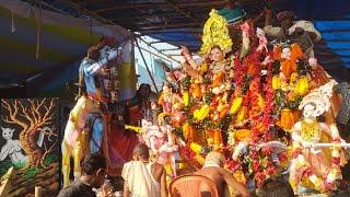 Cuttack durga puja bhasani || sutahat maa durga - mahadev bheta #cuttack #durgapuja #youtube #video