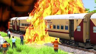 Rescue Fired Falaknuma Express | BUMPY RAILROAD | Train Simulator | Railworks 3 | NTG GAMING