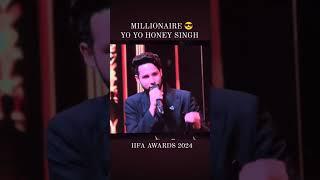 HONEY SINGH IN IIFA ️#rap #trending #iifaawards2024 #honeysingh #millionaire #bonita