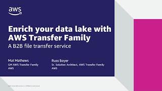 AWS Transfer Family the future of MFT - AWS Online Tech Talks