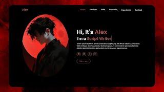 How to Make A Portfolio Website using HTML CSS & JavaScript | Complete Responsive Portfolio