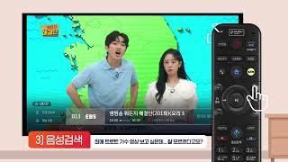 [행복한 시니어의 B tv 활용백서] B tv 리모콘 이용방법