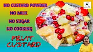 Vrat Recipes For Navratri I Fruit Custard I Fruit Cream Recipe I Upwas Easy Recipes I Vegan Recipe I