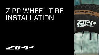 ZIPP Wheel Tire Installation