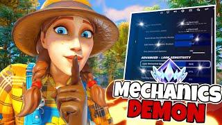 MECHANICS DEMON! + *NEW* BEST SECRET CONTROLLER SETTINGS For Fortnite Chapter 6 (PS4/PS5/XBOX/PC)