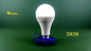 Amazing Free Energy Generator With Electric Light Bulb 2020