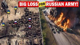 Russian army wiped out from Ukraine map today: Ukrainians Trapped Russian Convoy!