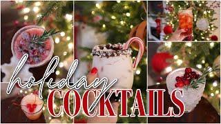 5 FESTIVE HOLIDAY COCKTAILS | DRINKS FOR YOUR HOLIDAY PARTIES