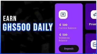 Easily turn 100 cedis to 500cedis daily on the new mobile money platform launched today