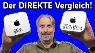 Mac mini M4 und Mac mini M4 Pro im DIREKTEN Vergleich | Apfeltalk