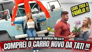 FIZ UMA SURPRESA E COMPREI O CARRO NOVO DA TATI - CABE TODA A FAMÍLIA