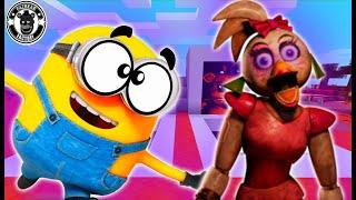 Миньоны попали в FNAF Fazbear Factory?!! | ВСТРЕТИЛИ Фредди , Бонни , Чику!!! | Миньоны