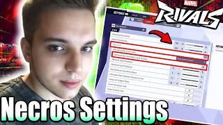 Necros Marvel Rivals Settings 2025 - Sensitivity, Dpi,  Crosshair, Video & Setup