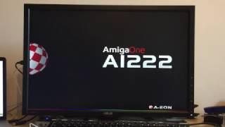 AmigaOS on A1222 (early development version)