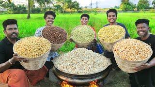 POPCORN | 5 Variety Popcorn Recipe | Chocolate Popcorn, Masala Popcorn and More | Village Recipe