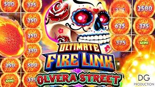 OMG Ultimate FIRE Link Olvera Street Skull MAX BET MONDAY EP#029 Slot Machine Las Vegas Casino