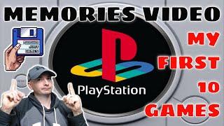 PS1 Memories Video - My First 10 Playstation Games I Played - MJG