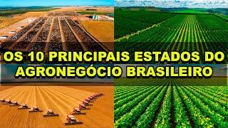 Os 10 principais estados do Agronegócio Brasileiro