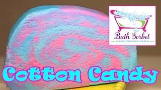 Bath Sorbet - COTTON CANDY Bubble Bar - DEMO - Review - Lavish Bath Box