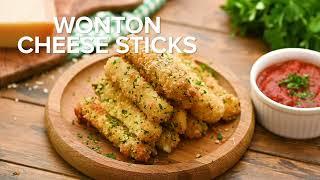 Wonton Cheese Sticks