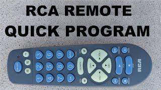 Easy Program Steps for RCA RCR350 Universal Remote